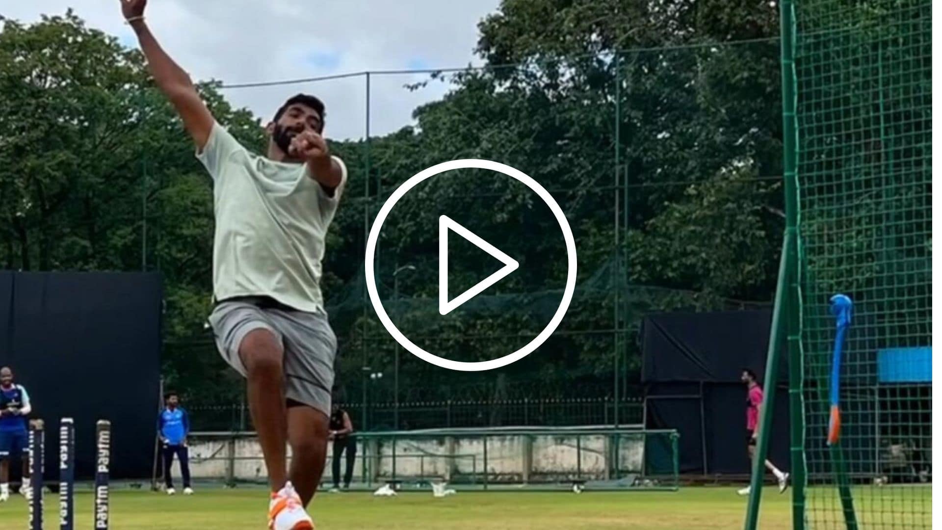 [WATCH] Jasprit Bumrah Bowls with Express Pace at NCA Ahead Of The Ireland Tour